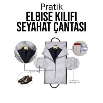 Pratik Elbise Kılıfı Seyahat Çantası