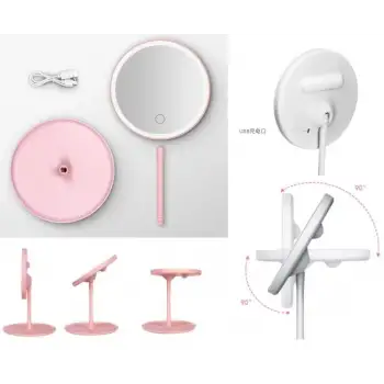 Pratik Led Işıklı Dokunmatik Makyaj Aynası 3 Kademeli Işık Ayarlı