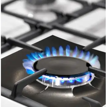 Pratik Ocak Koruyucu Folyo Yanmaz Yapışmaz 4lü Set Siyah