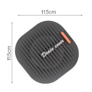 Pratik Süzgeçli Lavabo Gider Koruyucu Mat Gri