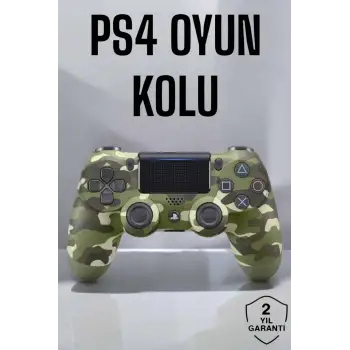 PS4 Oyun Kolu Kamuflaj Desenli Joystick
