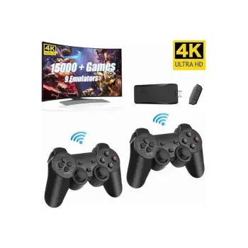 Retro Game Stick Çift Kol Kablosuz Atari Oyun Konsolu 2.4g Uyumlu