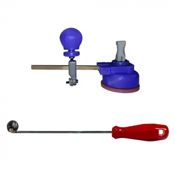 Rulmanlı Açılı Doğalgaz Isıcam Menfez Açma Seti, Cam Pergel 25 Cm + Tokmak