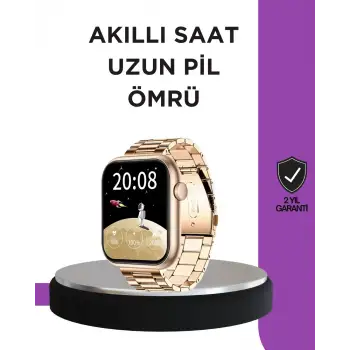 Sağlık Takipli Akıllı Saat 117 Spor Modlu AMOLED Ekran