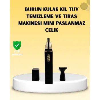 Şarjlı burun ve kulak kılı temizleme cihazı