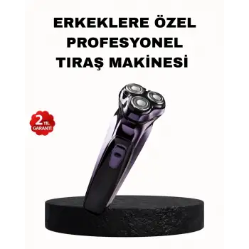 Şarjlı Saç ve Sakal Tıraş Makinesi Kablosuz Kompakt Tasarımlı