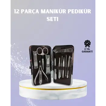 Seyahat İçin Taşınabilir Deri Çantalı Bakım Seti