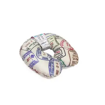 Seyahat Yastığı Pasaport Desenli