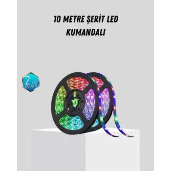 Smart Şerit LED Işık – Uzaktan Kumandalı, USB Girişli, Müzik Modlu