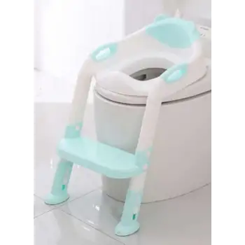 Softy Merdivenli Tuvalet Adaptörü - Çocuğunuz İçin Güvenli ve Konforlu Tuvalet Eğitimi Mavi