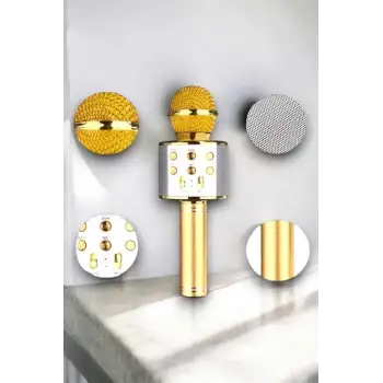 Taşınabilir Bluetooth Karaoke Mikrofon: Hafıza Kart Girişli, Etkileyici Performans