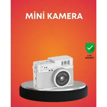 Taşınabilir Cep Boy Dijital Kamera LED Işıklı 1080P Video Çekim