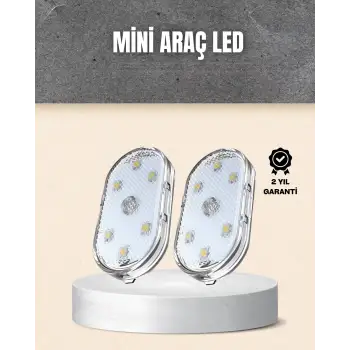 Taşınabilir Manyetik Mini LED Lamba 7 Renk Seçenekli
