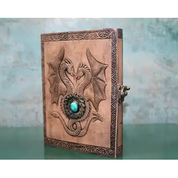 Taşlı Deri Defter Model 8