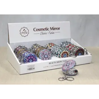 Taşlı El Aynası Anahtarlık Alk3767