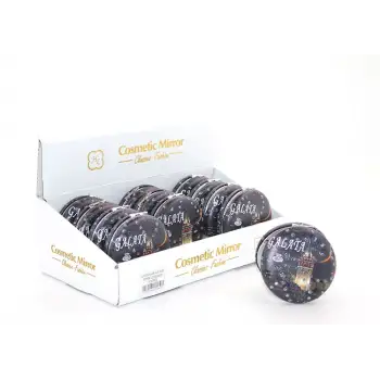 Taşlı İstanbul Tasarımı El Aynası Kalın Model 6