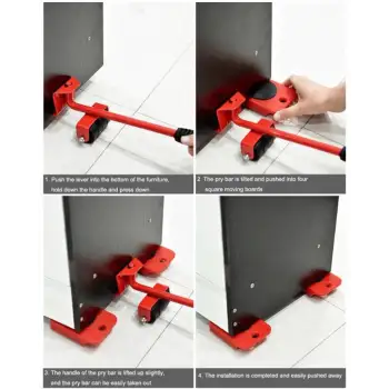 Pratik Tekerlekli Eşya Mobilya Kaydırma Aparatı