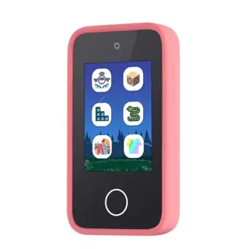 Telefon Modelli Çocuk Dijital Fotoğraf Makinası Çift Kameralı Dokunmatik Ekran 2.0 Ekran