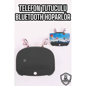 Telefon Tutuculu Akıllı Hoparlör Yüksek Ses Kaliteli Hoparlör
