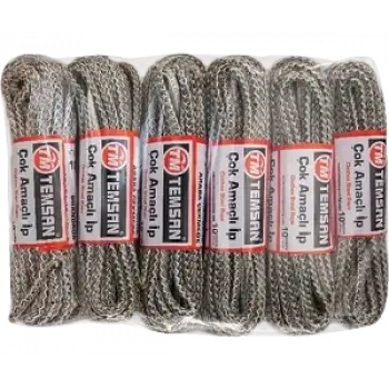 Temsan 10 Mt Çok Amaçlı İp 12li