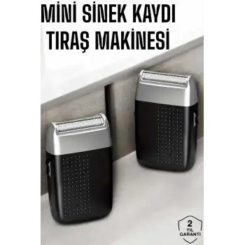 Tıraş Makinesi Mini Sinek Kaydı Şarjlı Taşınabilir Paslanmaz Çelik