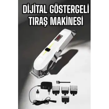 Tıraş Makinesi Uzun Ömürlü Batarya, Keskin Bıçaklar ve Profesyonel