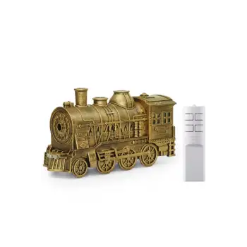 Tren Şeklinde Buharlı Oda Hava Nemlendirici Işık Buhar Makinesi Kumandalı