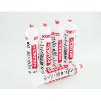 Tüp Lehim 1,2 Mm 25 Gr - 5 Kanallı, Sn:60 / Pb:40