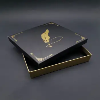 Tüylü Kalem Tasarımlı Hediye Kutusu