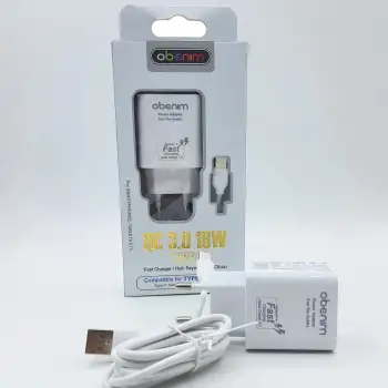 TYPE-C Qualcomm QC 3.0 Destekli Şarj Aletleri Obenım OBA-10/F