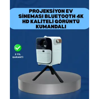 Ultra HD Çözünürlüklü Taşınabilir Projektör – 1920x1080 Piksel Görüntü Kalitesi (Kopya)