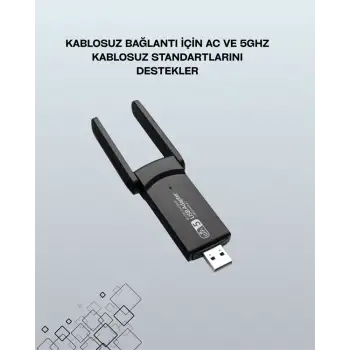 USB WiFi Adaptör – 1200 Mbps Hız