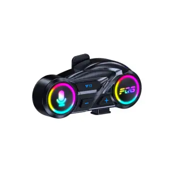 Y13 Motor Kask Kulaklık Rgb Modlu Radyolu Motosiklet Kulaklık 5.3 Bluetooth Intercom
