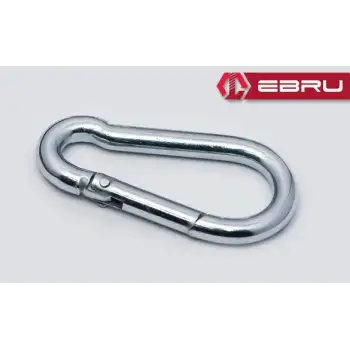 Yaylı Karabina, Çengel, Kanca 4mm - 5 Adet