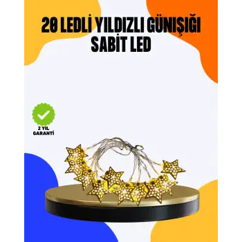 Yıldız Led Işık 5 Metre Dekoratif Aydınlatma Günışığı (Kopya)