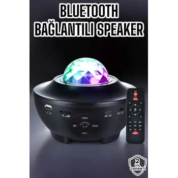 Yıldızlı gökyüzü Projektörü Uzaktan kumandalı Çocuklara Özel Şarjlı