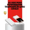 10000 mAh Taşınabilir Powerbank – Çift Çıkışlı Type-C ve Lightning Uyumlu