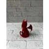 12 cm Kırmızı Ejderha Figürü Koleksiyonluk Dekoratif Biblo