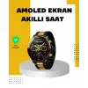3 Bileklikli Amoled Akıllı Saat Bluetooth Çağrı ve Sağlık Takipli