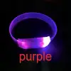 3 Modlu Pilli LED Işıklı Esnek Parti Bilekliği Mor