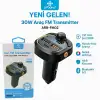 30W (PD + QC) Araç FM Transmitter Arbaks ARB-FM02