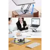 360 Derece Dönebilen Hava Aldıran Laptop Standı