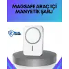 360° Döner Başlıklı MagSafe Araç Telefon Tutucu Hızlı Şarjlı