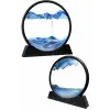 3D LED Işıklı Kum Saati Gece Lambası Hareketli Sulu Kum Saati Orta Boy