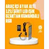 4 Parça RGB LED Araç İçi Aydınlatma Sistemi