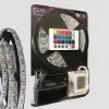 5 Metre Rgb Şerit Led Seti-iç ve Dış Mekan Silikonlu-tak Çalıştır