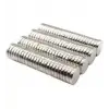 50 Adet 10x2mm Yuvarlak Neodyum Mıknatıs Güçlü Magnet Nikel Kaplamalı