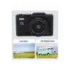 5k 75mp Hd Dijital Kamera 18x Dijital Zoom, Flaşlı,3.0 İnç Ekranlı Fotoğraf Makinesi