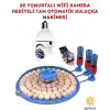 MZ-80/240 Çift Viyollü Tam Otomatik Kuluçka Makinesi WiFi Ampul Kamera Hediyeli Çiftlik Tipi