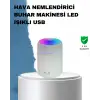 ABS Gövdeli 300ml USB Nemlendirici – Beyaz, Gri, Pembe Renk